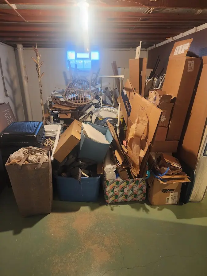 Roll-off dumpster container at job site for Construction Dumpster Rental in Briar Creek